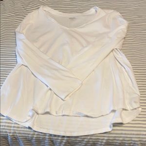 Old Navy white long sleeve tee